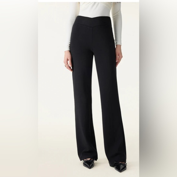 OGL Black Wide Leg Women's Pants - Picture 2 of 5